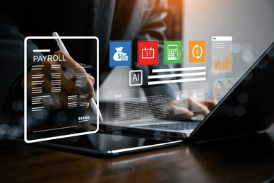 Payroll dashboard and payslip preview